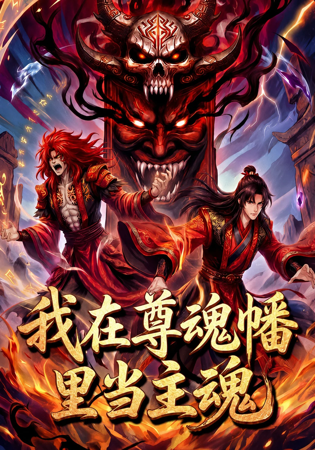 《我在尊魂幡里当主魂》项目海报